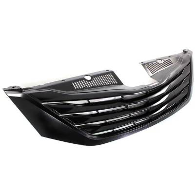 Rareelectrical - New Black Grille Assembly Compatible With Toyota Sienna Base 6 Cyl 3.5L Sienna L 6 Cyl 3.5L Sienna - Image 3
