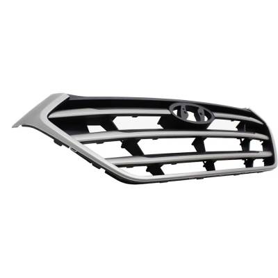 Rareelectrical - New Painted Silver Grille Assembly Compatible With Hyundai Tucson Premium 4 Cyl 2.0L Tucson Se 4 Cyl - Image 2