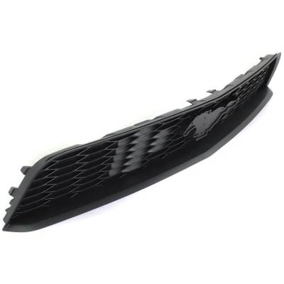 Rareelectrical - New Painted Black Grille Assembly Compatible With Ford Mustang Base 6 Cyl 3.7L Mustang Base 6 Cyl - Image 3