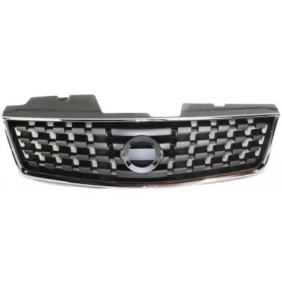 New Grille Assembly Compatible With Nissan Sentra Sl 4 Cyl 2.0L Sentra S 4 Cyl 2.0L Sentra Base 4
