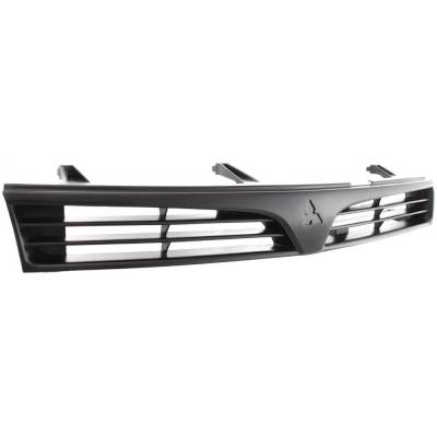 Rareelectrical - New Textured Black Grille Assembly Compatible With Mitsubishi Mirage Es 4 Cyl 1.8L Mirage De 4 Cyl - Image 3