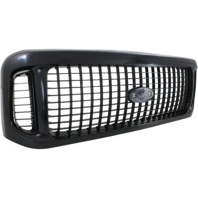 Rareelectrical - New Painted Black Grille Assembly Compatible With Ford Excursion Xlt 8 Cyl 6.0L Excursion Xlt 8 Cyl - Image 3