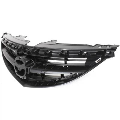 Rareelectrical - New Grille Assembly Compatible With Mazda 6 Gt 4 Cyl 2.5L 6 Gt 6 Cyl 3.7L 6 I 4 Cyl 2.5L 6 S 6 Cyl - Image 2