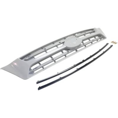 Rareelectrical - New Upper Grille Assembly Compatible With Kia Sedona Ex Power 6 Cyl 3.8L Sedona Base 6 Cyl 3.8L - Image 3