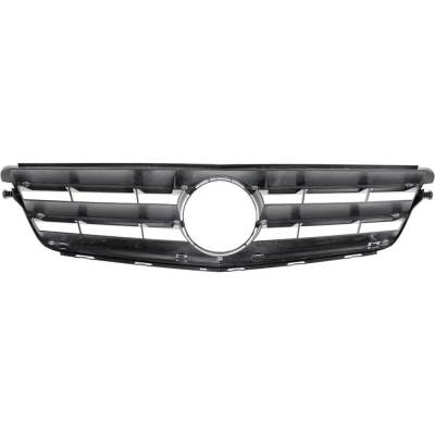 Rareelectrical - New Painted Silver Grille Assembly Compatible With Mercedes Benz C350 Base 6 Cyl 3.5L C250 Luxury 4 - Image 5