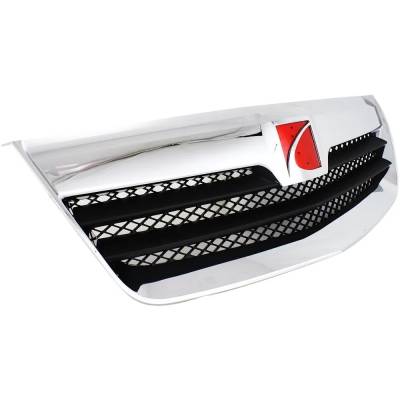 Rareelectrical - New Chrome Shell Grille Assembly Compatible With Saturn Outlook Xe 6 Cyl 3.6L Outlook Xr 6 Cyl 3.6L - Image 3