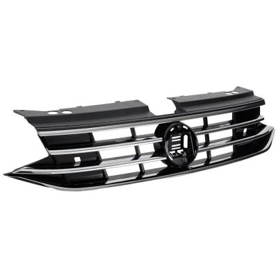 Rareelectrical - New Paintable Grille Assembly Compatible With Volkswagen Tiguan Trendline 4 Cyl 2.0L Tiguan S 4 Cyl - Image 3