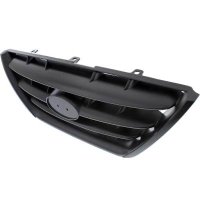 Rareelectrical - New Painted Black Grille Assembly Compatible With Hyundai Elantra Gt 4 Cyl 2.0L Elantra Limited 4 - Image 2