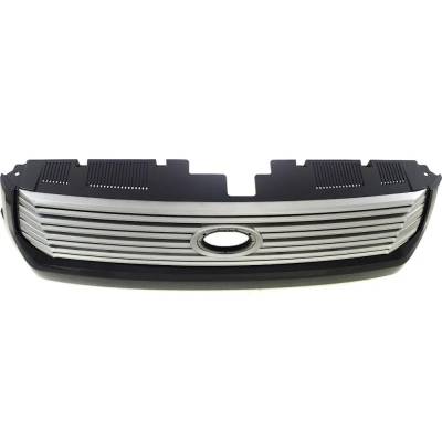 Rareelectrical - New Painted Silver Grille Assembly Compatible With Toyota Tundra Platinum 8 Cyl 5.7L 2014-2017 - Image 4