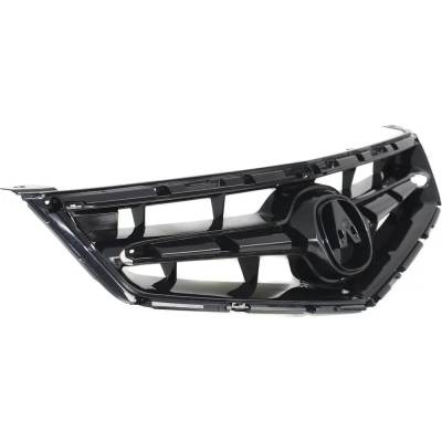Rareelectrical - Painted Black Grille Assembly Compatible With Acura Tsx Base 4 Cyl 2.4L 2006-2008 By Ac1200112 - Image 3