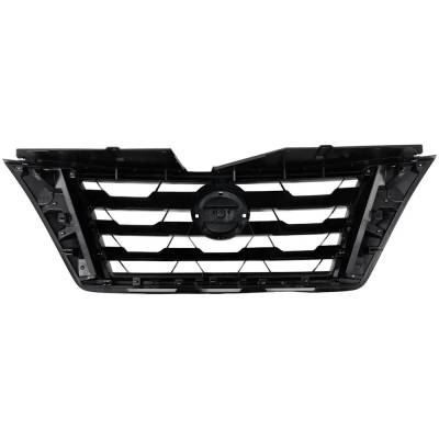 Rareelectrical - Painted Black Grille Assembly Compatible With Nissan Armada S 8 Cyl 5.6L Armada Sv 8 Cyl 5.6L - Image 4
