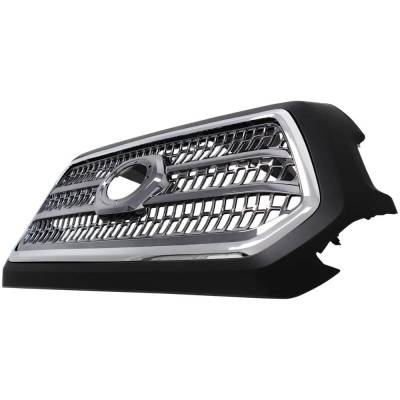 Rareelectrical - New Chrome Grille Assembly Compatible With Toyota Tacoma Trd Sport 6 Cyl 3.5L Tacoma Trd Off-Road 6 - Image 3
