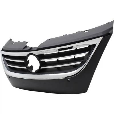 Rareelectrical - New Primed Black Grille Assembly Compatible With Volkswagen Cc Lux 4 Cyl 2.0L Cc Highline V6 6 Cyl - Image 3