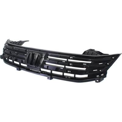 Rareelectrical - New Painted Black Grille Assembly Compatible With Honda Insight Lx 4 Cyl 1.3L Insight Base 4 Cyl - Image 2