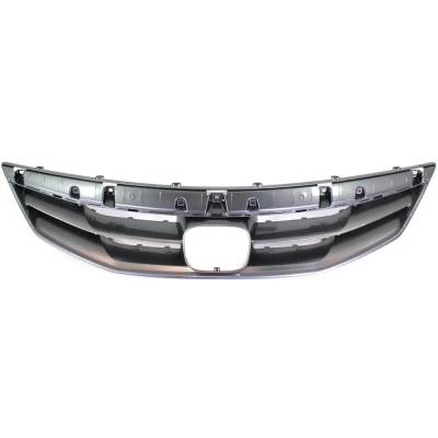 Rareelectrical - New Painted Gray Grille Assembly Compatible With Honda Accord Ex 6 Cyl 3.5L Accord Ex 4 Cyl 2.4L - Image 4