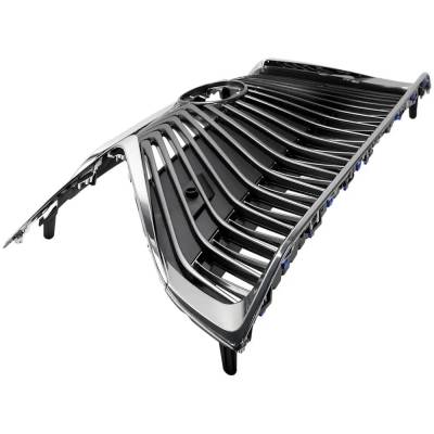 Rareelectrical - New Chrome Shell Grille Assembly Compatible With Lexus Es350 Premium 6 Cyl 3.5L Es300h Luxury 4 Cyl - Image 2