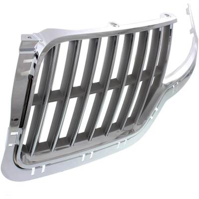Rareelectrical - New Chrome Shell Grille Assembly Compatible With Lincoln Mkz Base 6 Cyl 3.5L Mkz Hybrid 4 Cyl 2.5L - Image 3