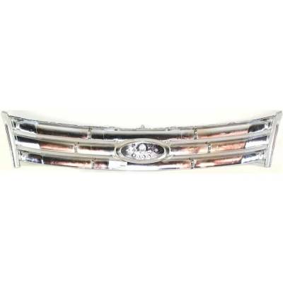 Rareelectrical - New Chrome Grille Assembly Compatible With Ford Taurus Sel 6 Cyl 3.5L Taurus Limited 6 Cyl 3.5L - Image 4