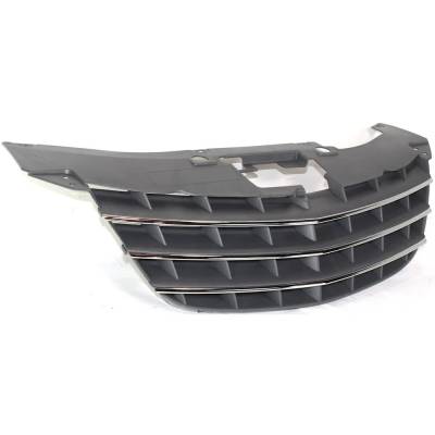 Rareelectrical - New Gray Grille Assembly Compatible With Chrysler Sebring Limited 6 Cyl 3.5L Sebring Touring 4 Cyl - Image 3