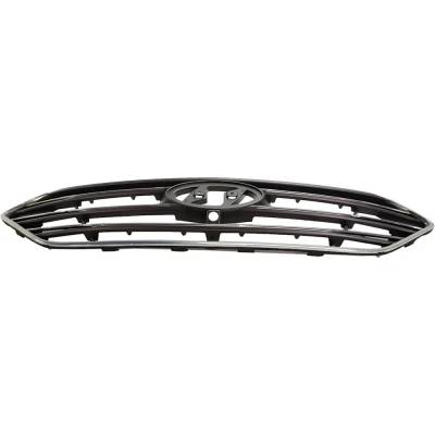 Rareelectrical - New Painted Gray Grille Assembly Compatible With Hyundai Santa Fe Sport 2.0T 4 Cyl 2.0L Santa Fe - Image 2