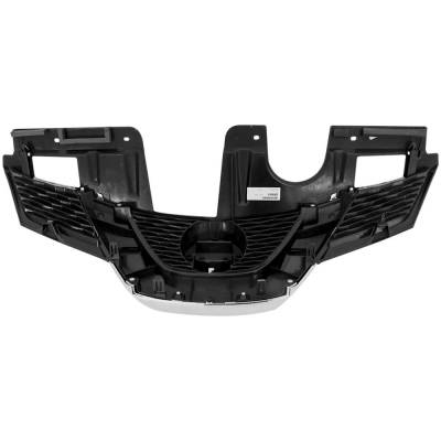 Rareelectrical - Painted Black Grille Assembly Compatible With Nissan Rogue S 4 Cyl 2.5L Rogue Sv 4 Cyl 2.5L - Image 4