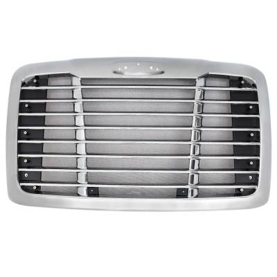Rareelectrical - New Chrome Grille Assembly Compatible With Freightliner Cascadia 125 6 Cyl 15.6L Cascadia 125 6 Cyl - Image 2