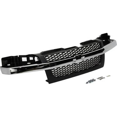Rareelectrical - New Grille Assembly Compatible With Chevrolet Colorado Ls 5 Cyl 3.7L Colorado Wt 4 Cyl 2.8L Colorado - Image 3