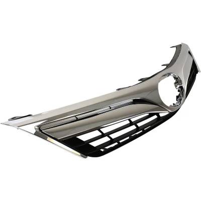 Rareelectrical - New Painted Black Grille Assembly Compatible With Toyota Camry Xle 6 Cyl 3.5L Camry Xle 4 Cyl 2.5L - Image 3