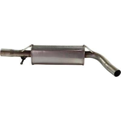 Rareelectrical - New Aluminized Steel Muffler Compatible With Volkswagen Golf City Base 4 Cyl 2.0L Jetta Gl 4 Cyl - Image 2