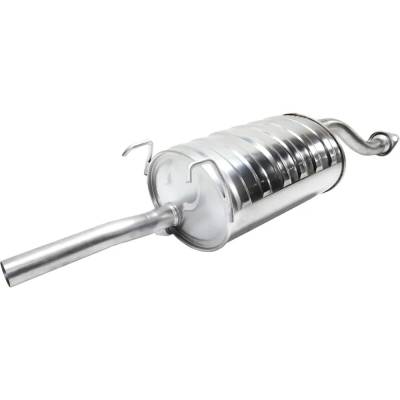 Rareelectrical - New Stainless Steel Muffler Compatible With Acura Honda Civic Dx 4 Cyl 1.6L El Base 4 Cyl 1.6L Civic - Image 2