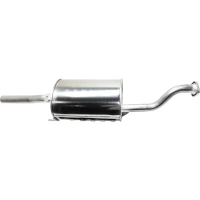Rareelectrical - New Stainless Steel Muffler Compatible With Acura Honda Civic Dx 4 Cyl 1.6L El Base 4 Cyl 1.6L Civic - Image 3