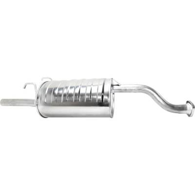 Rareelectrical - New Stainless Steel Muffler Compatible With Acura Honda Civic Dx 4 Cyl 1.6L El Base 4 Cyl 1.6L Civic - Image 5