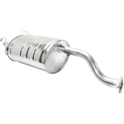 Rareelectrical - New Stainless Steel Muffler Compatible With Acura Honda Civic Gx 4 Cyl 1.6L Civic Value Package 4 - Image 4