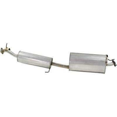 Rareelectrical - New Muffler Compatible With Honda Element Lx 4 Cyl 2.4L Element Ex 4 Cyl 2.4L Element Sc 4 Cyl 2.4L - Image 6