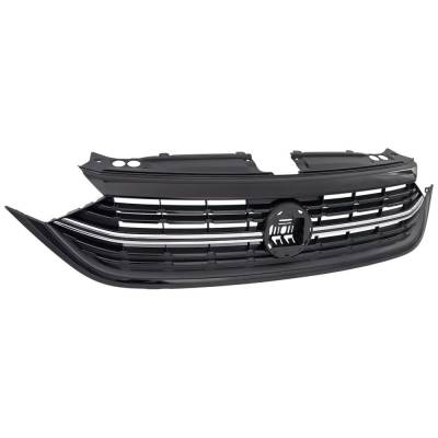 Rareelectrical - New Textured Black Grille Assembly Compatible With Volkswagen Jetta Sport 4 Cyl 1.5L Jetta - Image 2