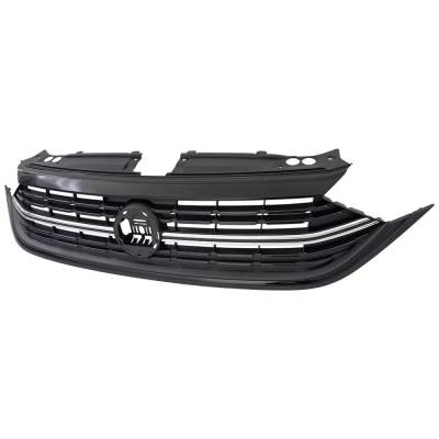 Rareelectrical - New Textured Black Grille Assembly Compatible With Volkswagen Jetta Sport 4 Cyl 1.5L Jetta - Image 3