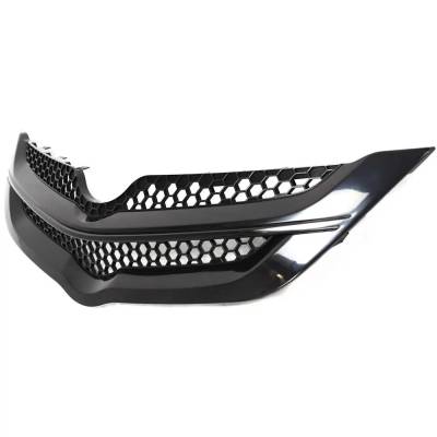 Rareelectrical - Textured Black Grille Assembly Compatible With Toyota Yaris Base 4 Cyl 1.5L Yaris S 4 Cyl 1.5L - Image 2