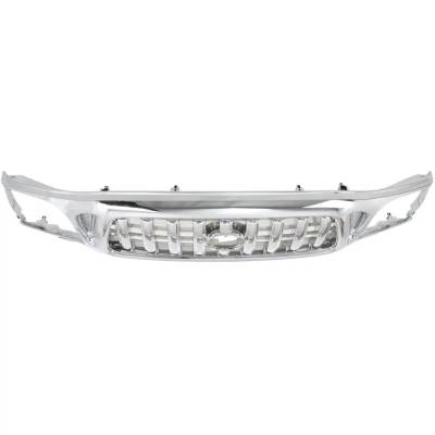 Rareelectrical - New Chrome Grille Assembly Compatible With Toyota Tacoma Dlx 6 Cyl 3.4L Tacoma Base 6 Cyl 3.4L - Image 4