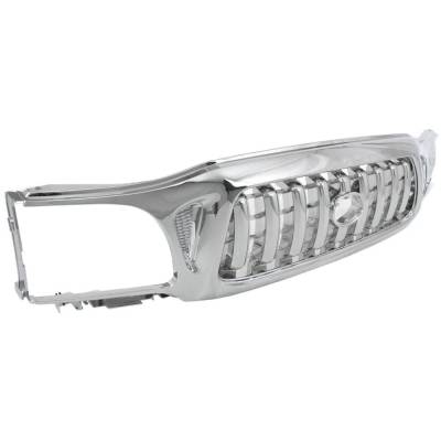 Rareelectrical - New Chrome Grille Assembly Compatible With Toyota Tacoma Base 6 Cyl 3.4L Tacoma Base 4 Cyl 2.4L - Image 3