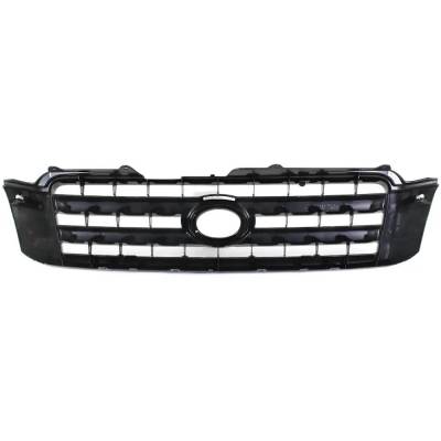 Rareelectrical - New Painted Black Grille Assembly Compatible With Toyota Highlander Base 4 Cyl 2.4L Highlander Base - Image 5