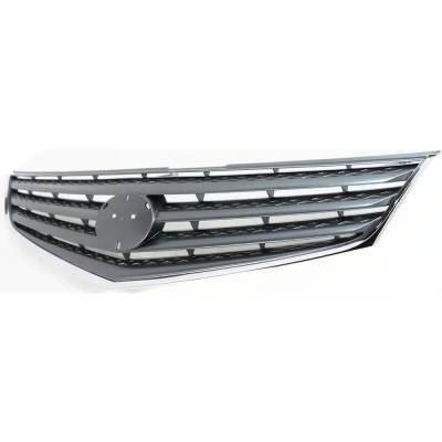 Rareelectrical - New Chrome Shell Grille Assembly Compatible With Toyota Solara Se 6 Cyl 3.0L Solara Sle 6 Cyl 3.0L - Image 2