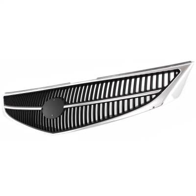 Rareelectrical - New Chrome Shell Grille Assembly Compatible With Toyota Solara Sle 6 Cyl 3.0L Solara Se 4 Cyl 2.2L - Image 2