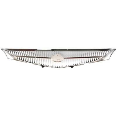 Rareelectrical - New Chrome Shell Grille Assembly Compatible With Toyota Solara Sle 6 Cyl 3.0L Solara Se 6 Cyl 3.0L - Image 4