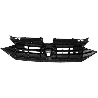 Rareelectrical - New Black Grille Assembly Compatible With Volkswagen Jetta Sel 4 Cyl 1.4L Jetta S 4 Cyl 1.4L Jetta - Image 4