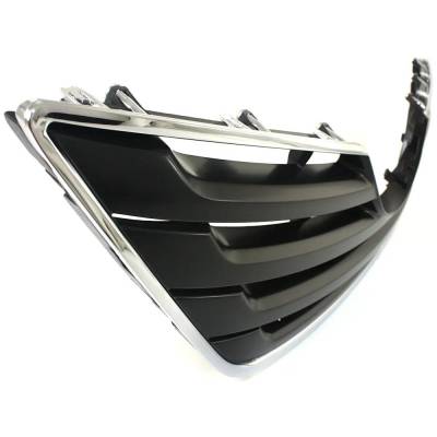 Rareelectrical - New Chrome Shell Grille Assembly Compatible With Toyota Camry Xle 6 Cyl 3.5L Camry Xle 4 Cyl 2.4L - Image 3