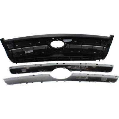 Rareelectrical - New Painted Black Grille Assembly Compatible With Toyota Tundra Sr5 6 Cyl 3.4L Tundra Sr5 6 Cyl 4.0L - Image 5