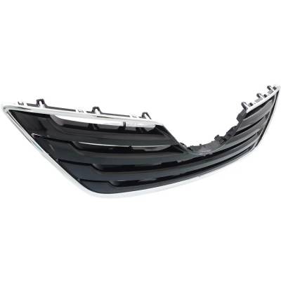 Rareelectrical - New Chrome Shell Grille Assembly Compatible With Toyota Camry Xle 6 Cyl 3.5L Camry Xle 4 Cyl 2.4L - Image 3
