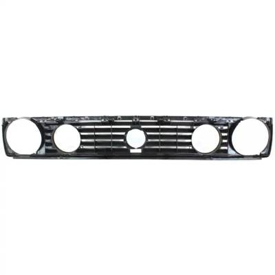 Rareelectrical - New Dual Headlight Grille Assembly Compatible With Volkswagen Golf Gti 16-Valve 4 Cyl 2.0L 1990-1992 - Image 4