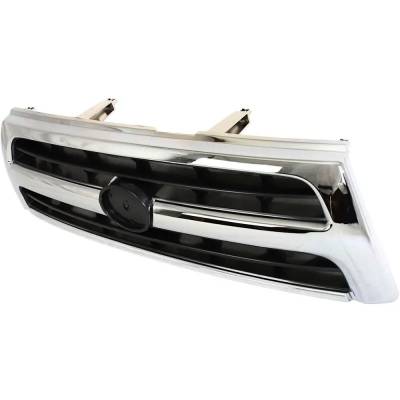 Rareelectrical - New Chrome Shell Grille Assembly Compatible With Toyota 4Runner Limited 6 Cyl 3.4L 4Runner Sr5 6 Cyl - Image 2