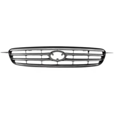 New Painted Gray Grille Assembly Compatible With Toyota Corolla S 4 Cyl 1.8L Corolla Ce 4 Cyl 1.8L